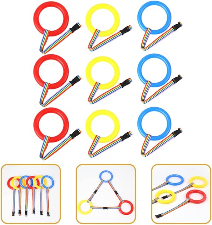 Toyvian Child Safety Walking Rope with Handle for Preschool and Kindergarten Toddler Leash Harness for Outdoor Group Activities and Daycare Safety