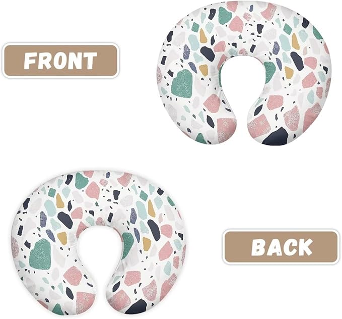 Colorful Stone Nursing Pillow Cover Nursing Pillows for Breastfeeding Fits The Original Support for Breastfeeding Nipple Shields for Breastfeeding Newborn