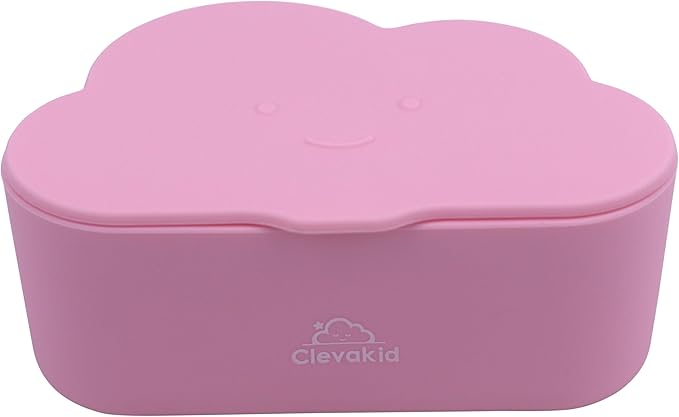 Silicone Snack & Fruits Container – Leakproof Durable and BPA-Free | for Daycare, Preschool, School, and Family Outings – Cloud design 150ML OZ (Pink candy)