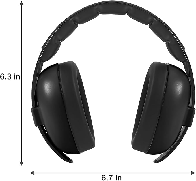 PandaEar Infant Baby Noise Cancelling Headphones - Noise Protection, 0-24+ Months, Comfortable Ear Protection, Ideal for Travel Airplane