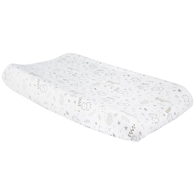 Woodland Friends Deluxe Flannel Changing Pad Cover