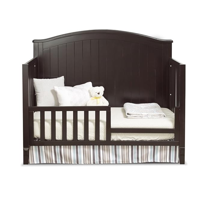 Sorelle Furniture Toddler Rails and Full-Size Bed Adult Rails, Sorelle Wood Bed Rail & Crib Conversion Kit, Converts Sorelle Furniture Crib to Toddler Bed and Full-Size Bed, # 148 - Espresso