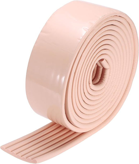 uxcell Bunk Bed Ladder Pad, 16.4ft NBR Self-Adhesive Corner Edge Protector Soft Furniture Corner Guard for Ladder Table Desk Edge, Pink