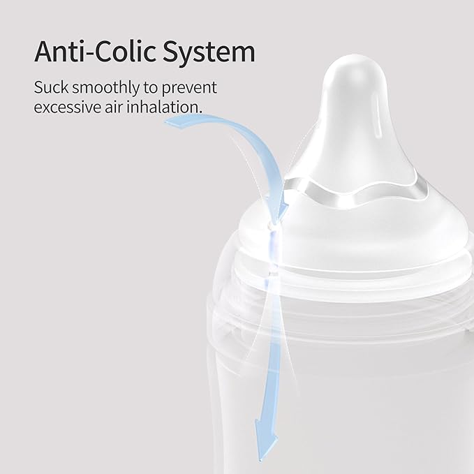 Pigeon Silicone Nipple with Latch-On Line, Size L & LL(Set of 8), Natural Feel, Nipple Set (6~12M)