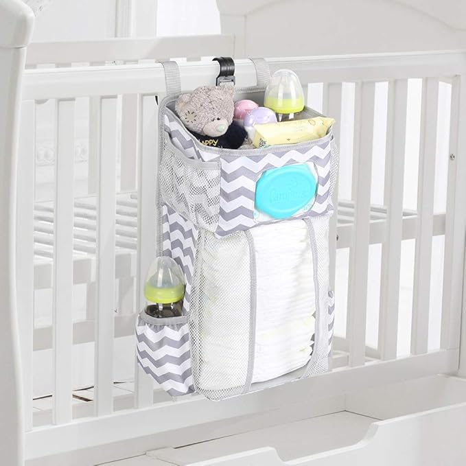 Youngy Diaper Stacker Storage Bags Nursery for Crib Or Wall for Guests Prizes Girl