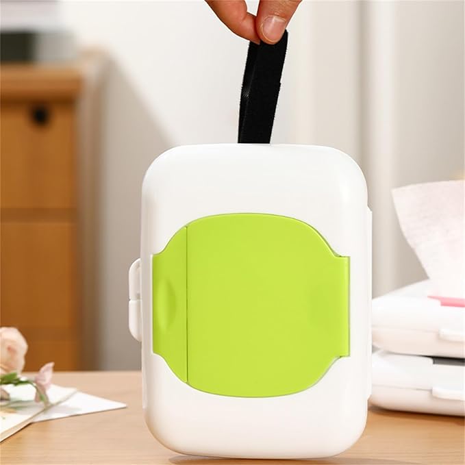 Wipes Dispensers Refillable Wipe Holder Baby Wipe Box Case For Indoor Outdoor Reusable Travel Wet Wipe Container Soft Wet Wipes Container