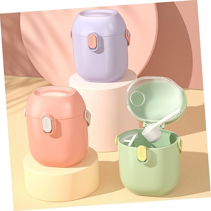 KESYOO Large Capacity Travel Formula Container Milk Storage Box Sealed Milk Powder Container