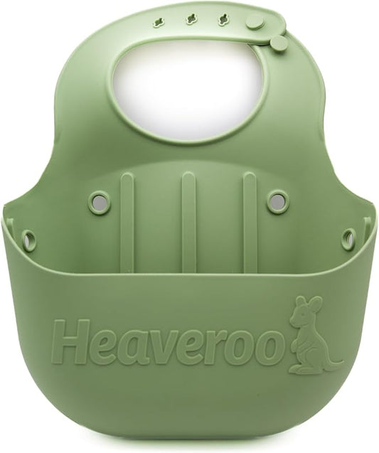 Silicone Vomit Bib, America's ONLY Safety Compliant Silicone Vomit bib, XL Bucket Design to Catch Vomit and other messes *Patented*