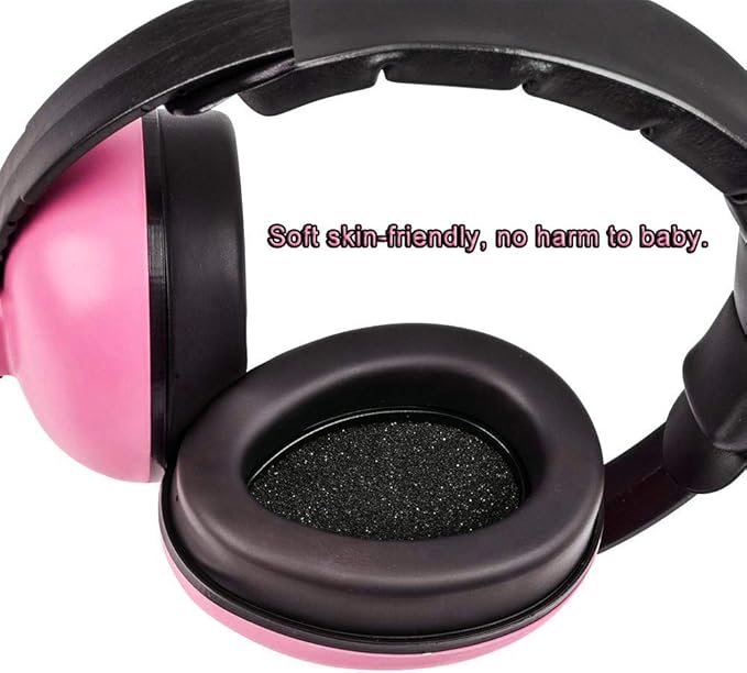 Solar-Power Baby Noise Cancelling Headphones, Ear Protection Earmuffs for 0-3 Years Kids