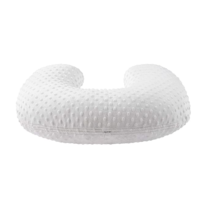 Nursing Pillow Cover, Breastfeeding Pillow Slipcover Snugly Fits for Nursing Pillow for Baby Boys and Girls, Premium Quality Microfiber, Ultra Soft Comfortable (Cloud Dancer)