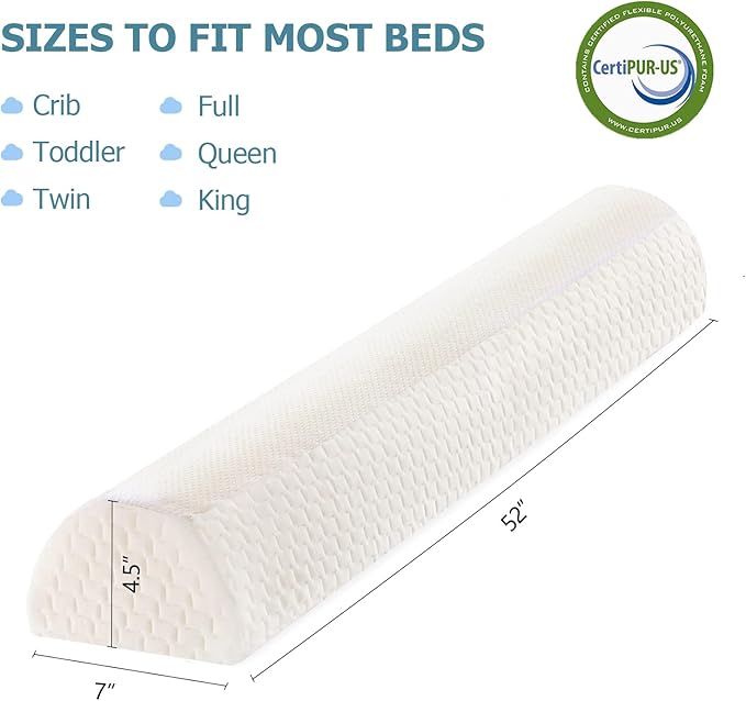 UBBCARE Bed Rail for Toddlers, Bed Bumper for Toddlers, Toddler Bed Bumper with Washable Cover, Rails Guard for Baby, and Seniors, Fit for Twin, Full, Queen Size Beds
