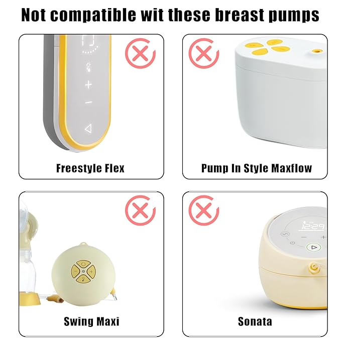 8pcs Silicone Membrane Replacement for Medela, BPA Free Breast Pump Parts Spare Hand Accessories for Manual and Electric Style Valves Breast Pump Kit (White)