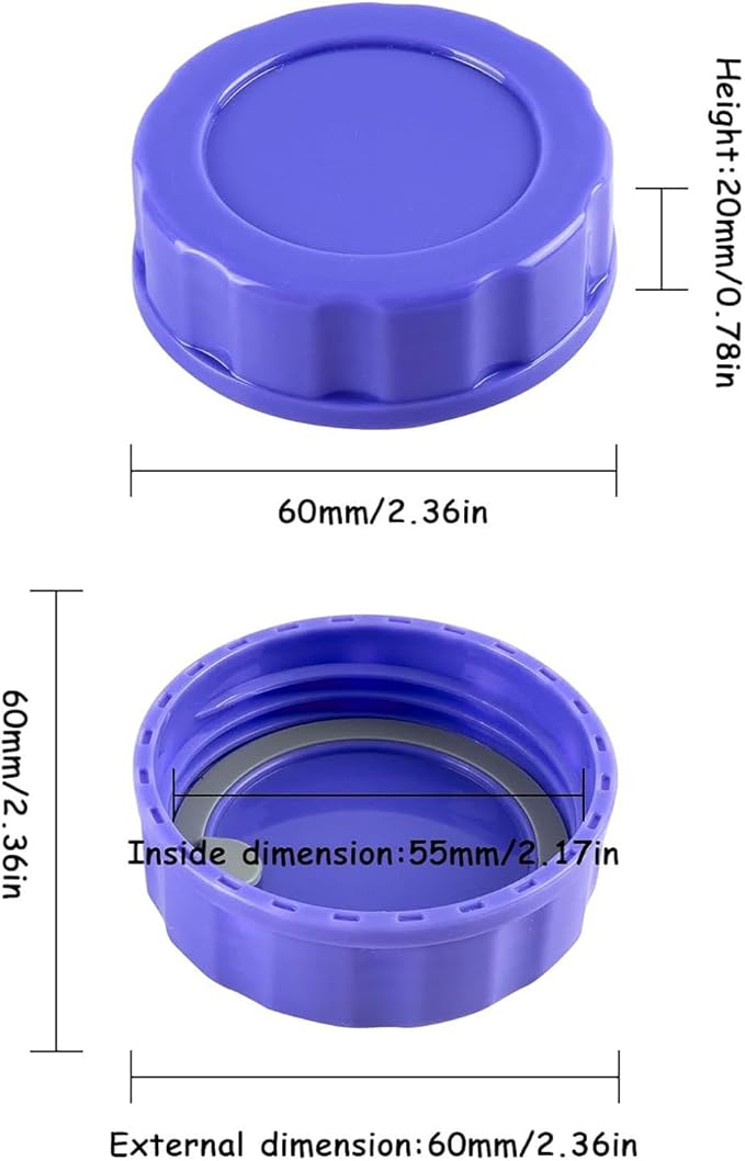 8-pack Travel Caps with Rewritable Sealing Disc Compatible with lansinoh,Bottle Lids Replacement & Storage, Purple