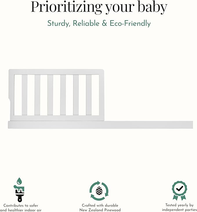 Evolur Toddler Guard Rail, Frost