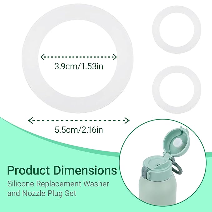 Bottle Warmer Replacement Parts for Momcozy, 4 Pack Seal Rings BPA-Free Silicone Bottle Warmer Gasket Compatible with Momcozy 17oz/500ml Portable Bottle Warmer