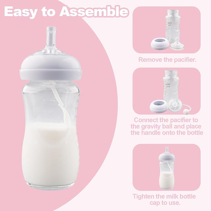 Sippy Nipple Compatible with Philips Avent Natural Baby Bottles,Straw Cup Nipple, Soft 100% Silicone Sippy Cup Nipple,Variable Flow,BPA-Free,6m+ (Straw Cup Nipple)