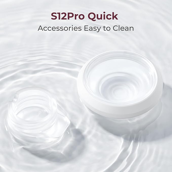 Momcozy Original S12Pro Quick Breast Pump Replacement Accessories, NOT for SPro/S12Pro, Duckbill Valves & Silicone Diaphragm, 1 Pack