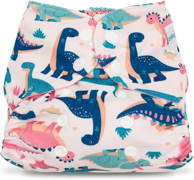 babygoal Baby Cloth Cover for Prefolds,Flats or Fitted Diapers– Adjustable, Reusable, Waterproof Swim Diaper Cover