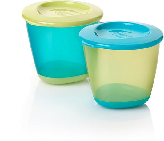 Tommee Tippee Explora Pop Up Weaning Pots x 2