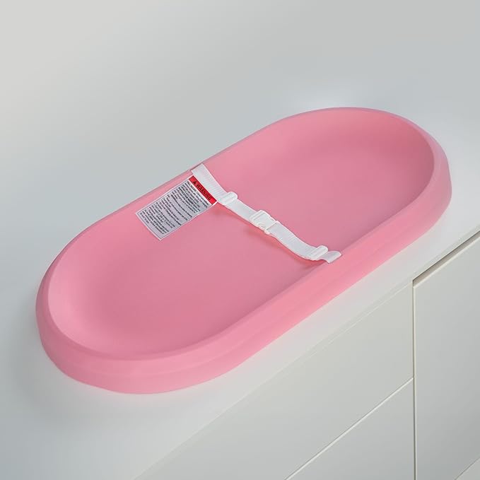 Baby Changing Pad, Waterproof & Non-Slip Changing pad, Wipeable Changing Table pad, Contoured Foam for Diaper Changes, Liquids-Free, No Fabric Cover Needed, Less Laundry Loved by Green Moms
