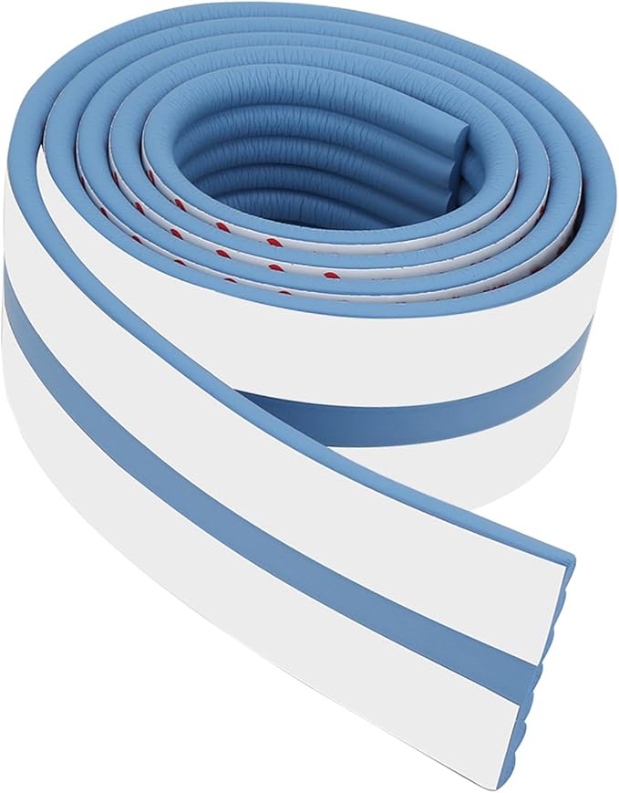 Yctze Multifunctional 6.5ft Baby Proofing Corner Guards, Child Safety Bumper, Foam Strip Crib Bumper, Thick Wall Table Bed Protectors for Kids with Fireplace Padding and