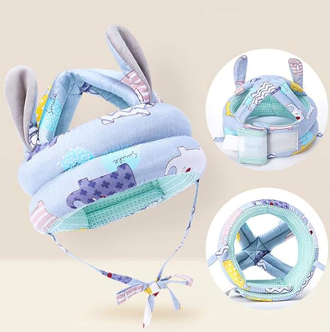 Infant Baby Head Helmet Safety Helmet Head Cushion Bumper Bonnet Protection Hat for Toddler Kids Children Walking Running Crawling
