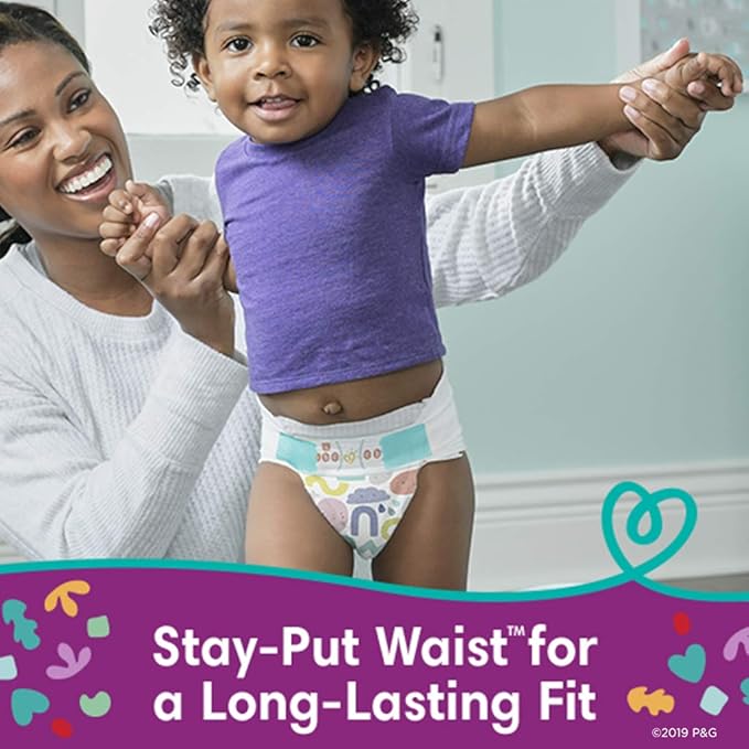 PAMPERS CRUISERS STAGE 6 DISPOSABLE DIAPERS XXL BOY OR GIRL ADHESIVE TABS 16 CT - 0037000751931