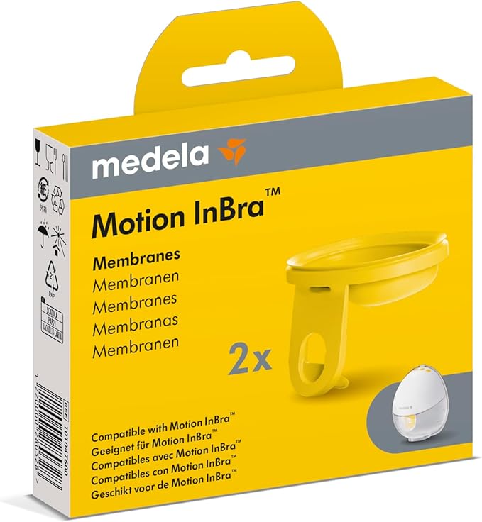 Medela Replacement Membrane, 2-Pack, Designed for Motion InBra Breast Pump