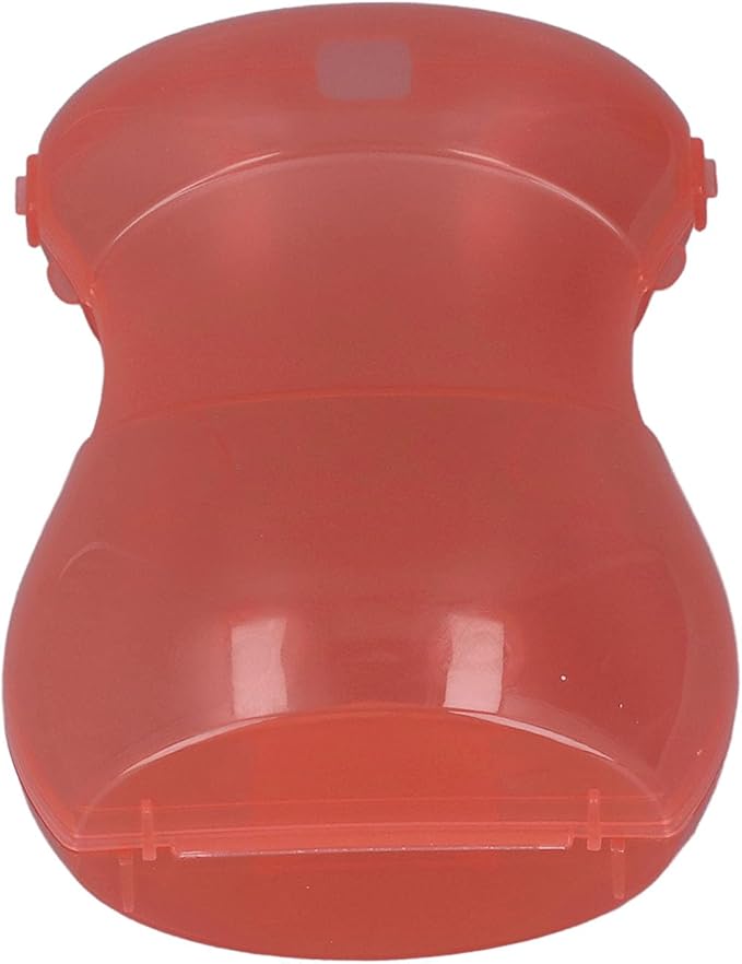 Hilitand Universal Multipurpose Design Baby Squeeze Proof Holder for Juice Box, Leakproof Self Feeding Food Pouch Holder with Versatile Design (Red)