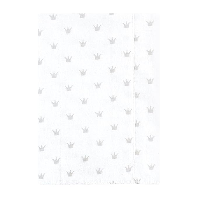 Hudson Baby Unisex Baby Flannel Burp Cloth 7pk, Fairytale Princess, One Size