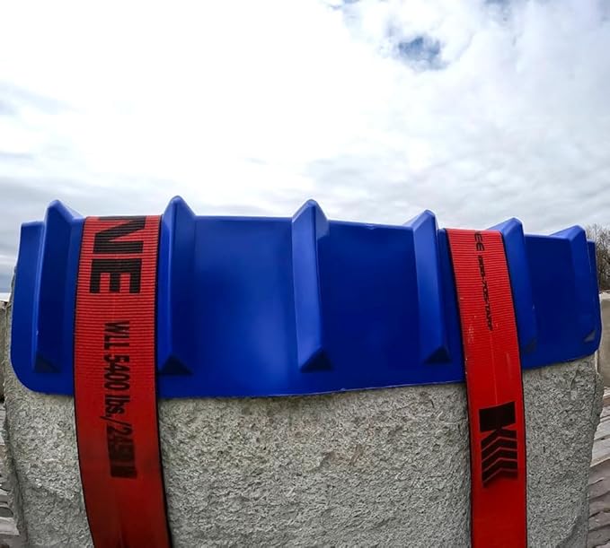 Mytee Products (4 Pack) Blue Corner Protector V Shaped/V Edge Guard - 8" x 8" x 48" Inches