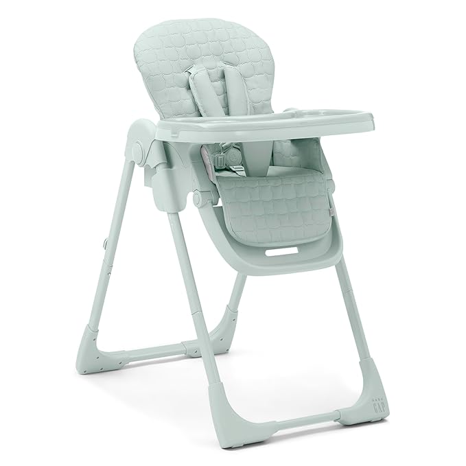 Delta Children - babyGap 3-in-1 Classic Convertible High Chair for Babies & Toddlers – 7 Height Positions, 3 Recline Settings, Dishwasher-Safe Tray, Compact Fold, Sage Green