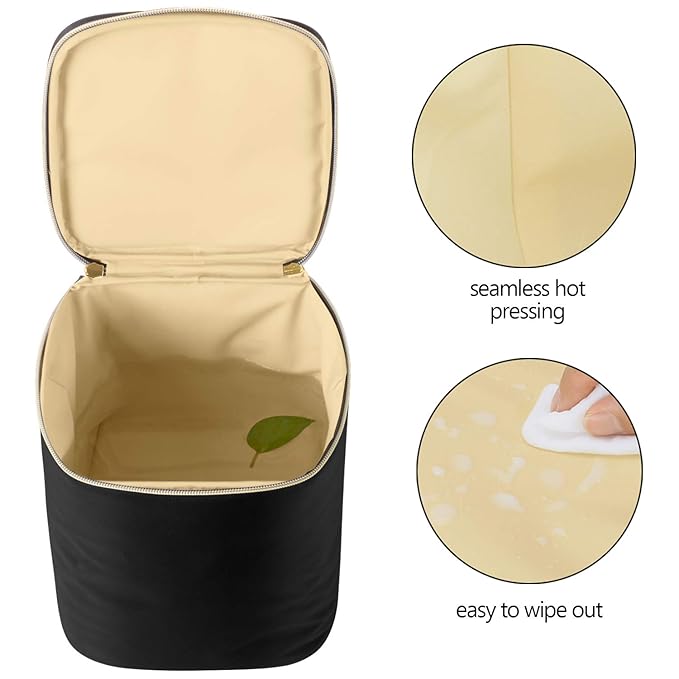 Teamoy Breastmilk Cooler Bag with Ice Pack, Baby Bottles Bag for up to 4 Large 9 Ounce Bottles and Ice Pack, Perfect for Working Mom Mother, Black