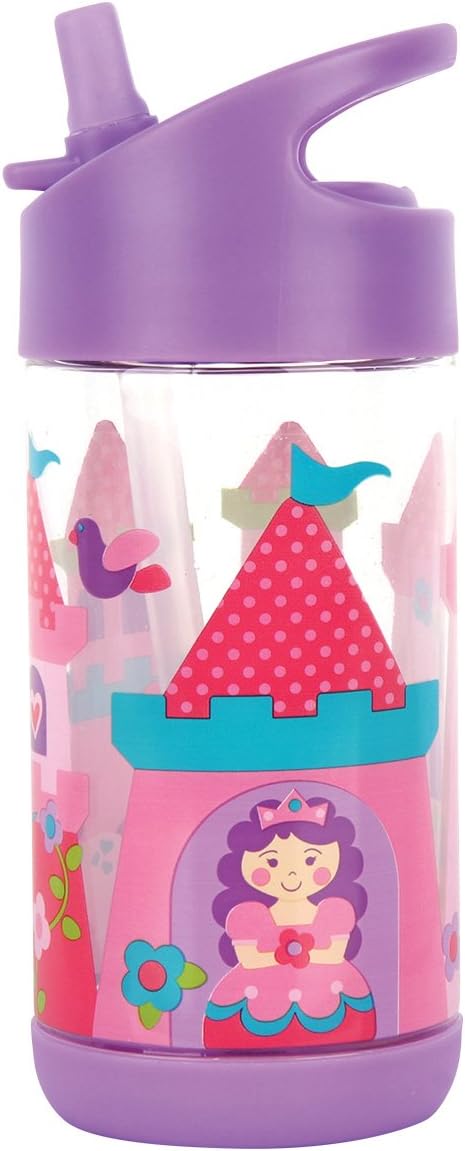 Stephen Joseph, Kids Flip Top Water Bottle, 10 oz Tritan BPA Free, Water Bottle for Girls & Boys, Back to School Flip Top Bottle, Princess