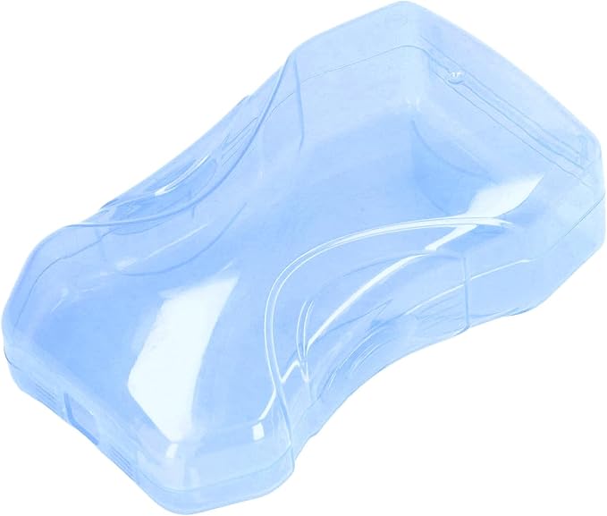 Baby Squeeze Proof Holder for Juice Box Prevent Messes, Support Self Feeding Multipurpose Food Pouch Holder (Blue)