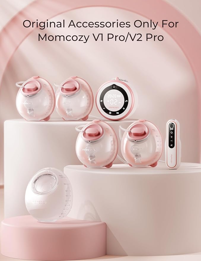 Momcozy Milk Collector Only for Momcozy V1 Pro/V2 Pro. Original V1 Pro/V2 Pro Breast Pump Replacement Accessories, 1 Pack