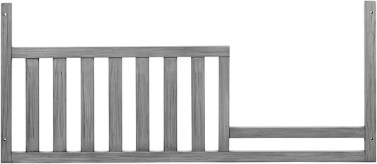 Soho Baby Chandler Crib to Toddler Bed Guard Rail Conversion Kit, Graphite Gray, GreenGuard Gold Certified