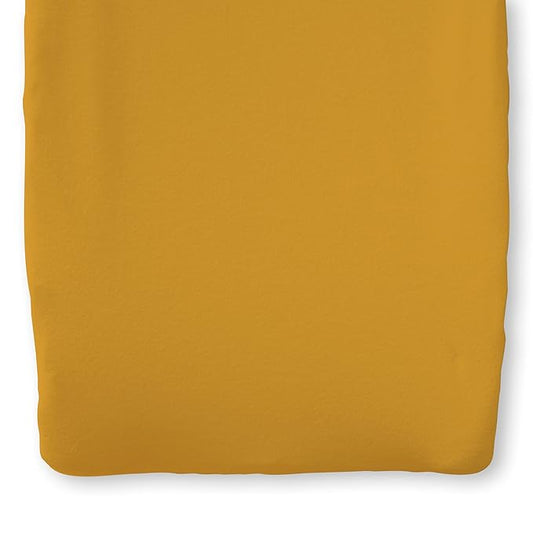 Natemia Organic Cotton Changing Pad Cover (16x32) – Silky Soft Fitted Baby Changing Pad Cover, for Changing Tables, Contoured Pads, Cradle & Bassinet, Neutral Nursery Essential for Boys & Girls