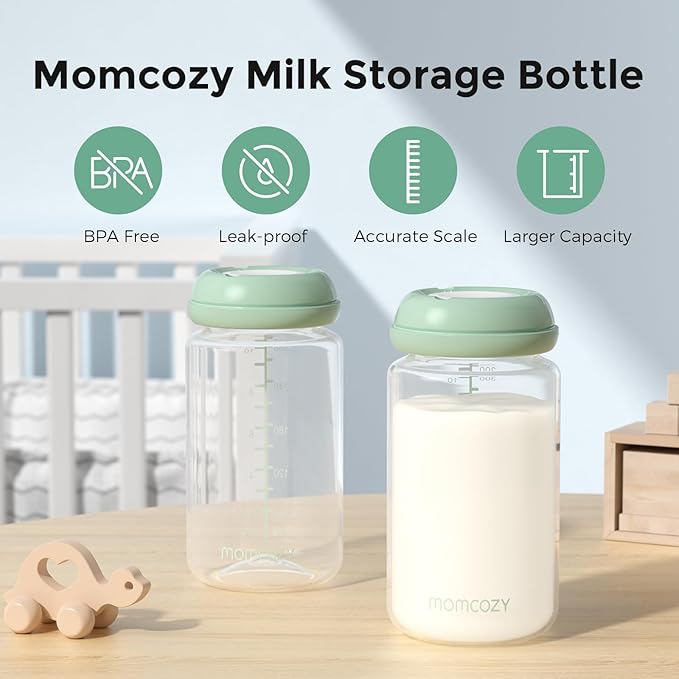 Momcozy Natural Baby Bottle & Momcozy Bottle Brush Set