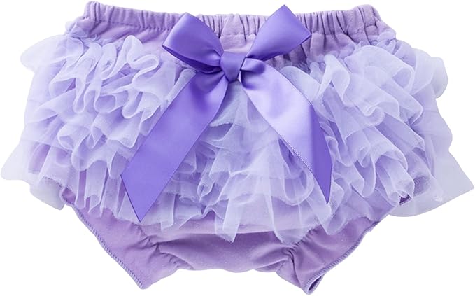 Infant Baby Girls Tutu Skirt Toddler Ruffled 𝐃iaper 𝐂overs Cute Lace Ruffled Tiered Bloomers Bubble Shorts Underwear