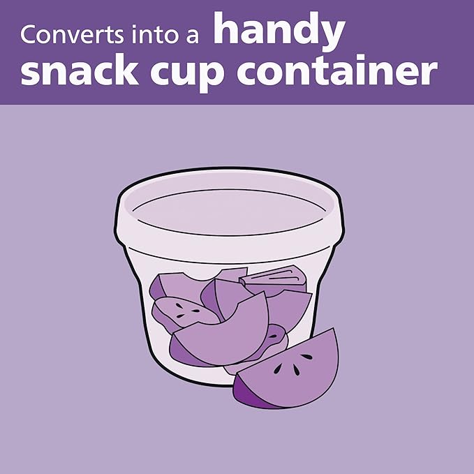 Philips AVENT Powder Formula Dispenser and Snack Cup For Unisex Baby, Grey, SCF135/18