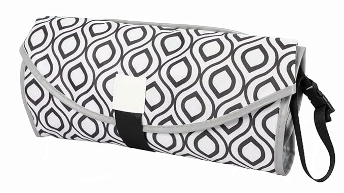 Portable Changing Pad for Baby Waterproof Foldable Diaper Bag Travel Changing Mat Station Padded Diaper Clutch