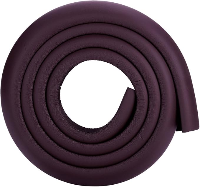 Kids Baby Safety Rubber Bumper Strip Corner and Guards Protector Child Proofing Premium Childproofing Protector (Coffee)