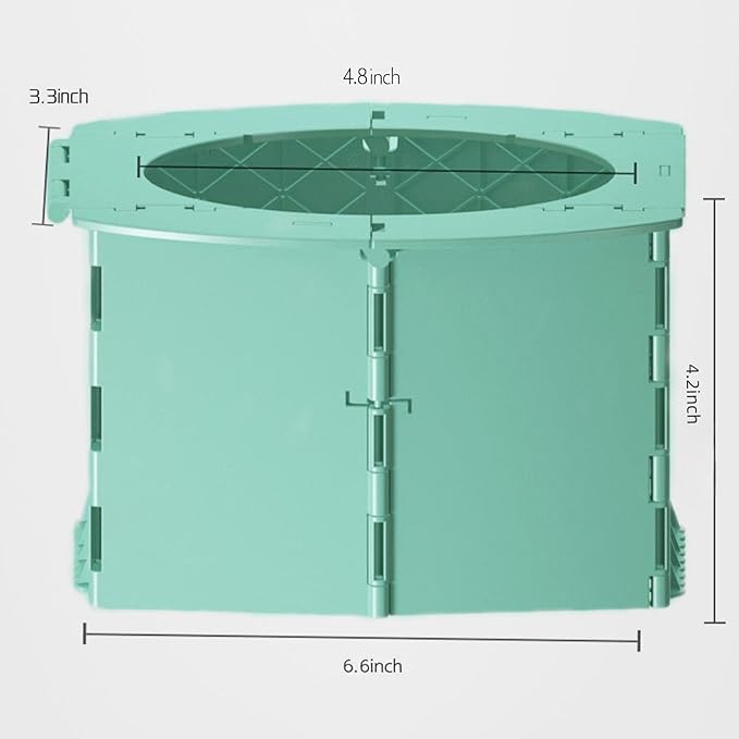 Travel Potty for Toddler, Portable and Foldable Toilet, Apply to Seat Emergency Toilet for Car, Camping, Outdoor, Indoor ，Can be placed in a backpack (blue)