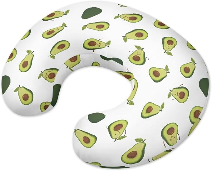 Avocado Nursing Pillow Case 1 Pack for Breastfeeding Pillow Nursing Covers Pillow Slipcover Pillowcase Stretchy Comfortable Breast Feeding Pillow Slipcover Cover Only