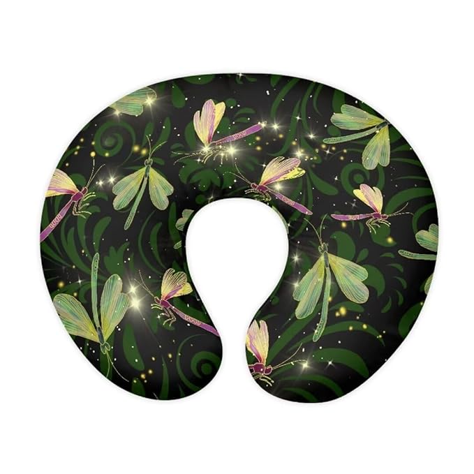 Jeiento Baby Nursing Pillow Covers Green Dragonfly Feeding Pillow Covers for Nursing Pillow＆Positioner Premium Quick-Dry Fabric Cover