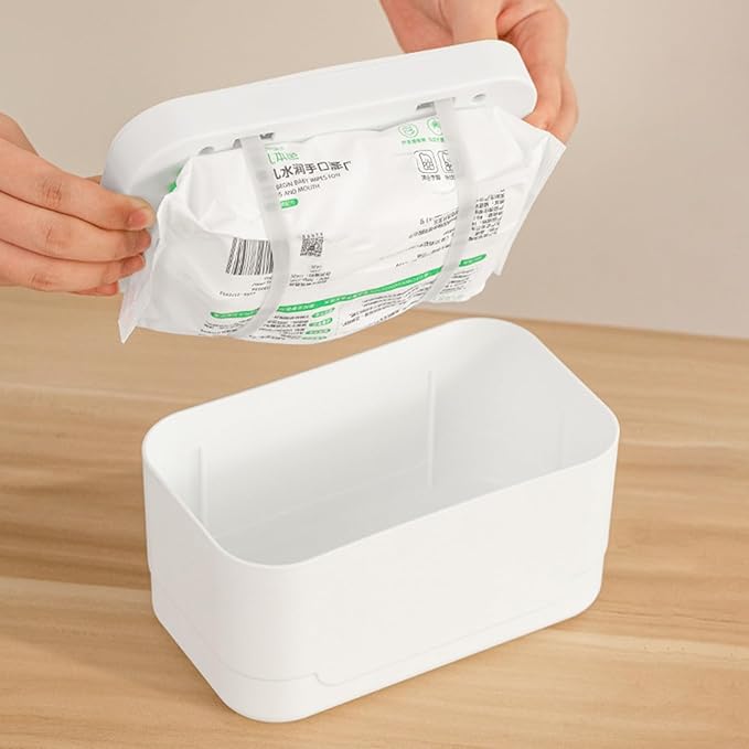 Baby Wipe Warmer,Portable Temperature Adjustable USB Powered Large Capacity Wet Tissue Dispenser Heater for Newborn Wet Napkin Warmer 2