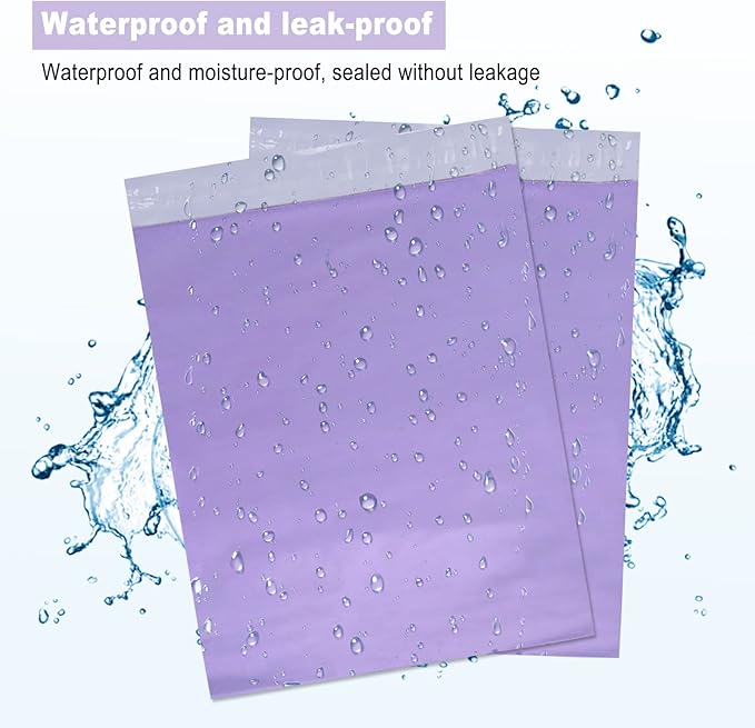 Adult Diaper Disposal Bags, Set of 100 Dirty Diaper Bags Disposable, Self-adhesive Seal, Waterproof and Leak-proof, Discreetly Hide Personal Elderly Diapers, Seal Odor, Purple