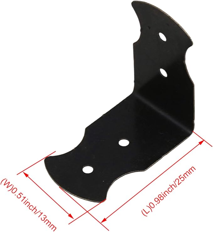 Decorative Vintage Box Corner Guards 0.94x0.51inch Edge Cover Pack of 20