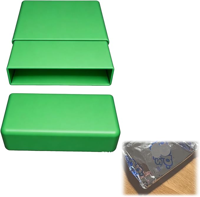 Protective Storage Case for Pop-Tarts, Portable Snack Holder, Crush-Resistant Travel Food Container (Green)